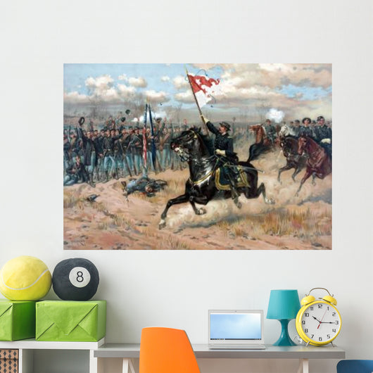 Digitally Restored Civil War Wall Decal Design 18