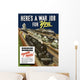Digitally Restored War Propaganda Wall Decal Design 43