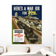 Digitally Restored War Propaganda Wall Decal Design 43