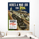 Digitally Restored War Propaganda Wall Decal Design 43