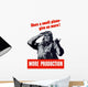 Digitally Restored War Propaganda Wall Decal Design 41