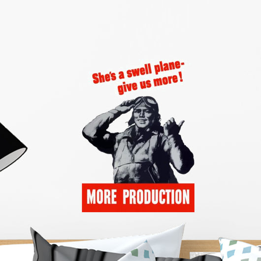Digitally Restored War Propaganda Wall Decal Design 41