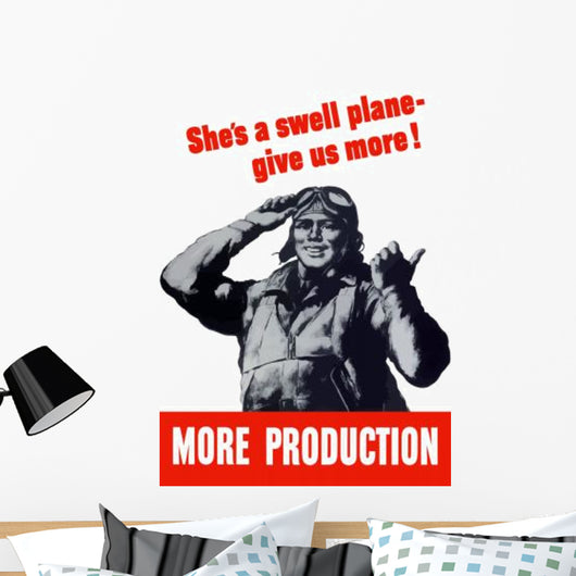 Digitally Restored War Propaganda Wall Decal Design 41