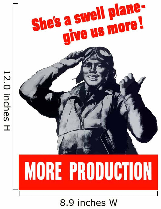 Digitally Restored War Propaganda Wall Decal Design 41