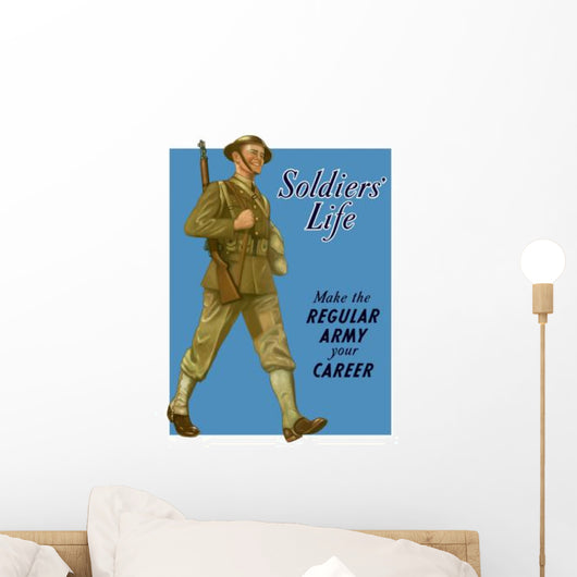 Digitally Restored War Propaganda Wall Decal Design 39