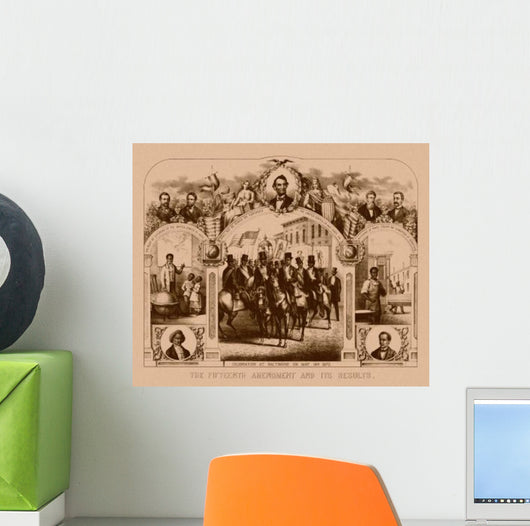 Digitally Restored Civil War Wall Decal Design 16