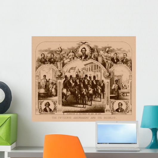 Digitally Restored Civil War Wall Decal Design 16