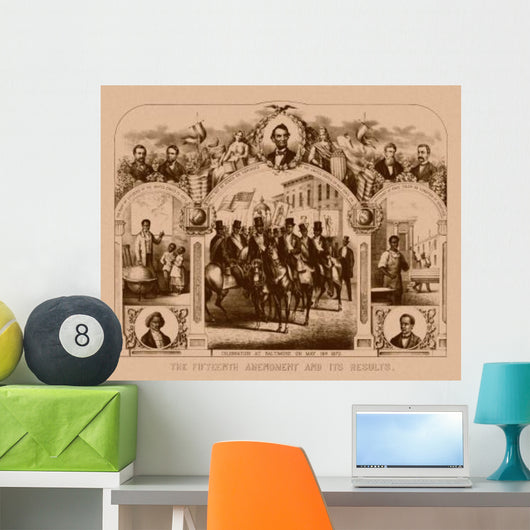 Digitally Restored Civil War Wall Decal Design 16