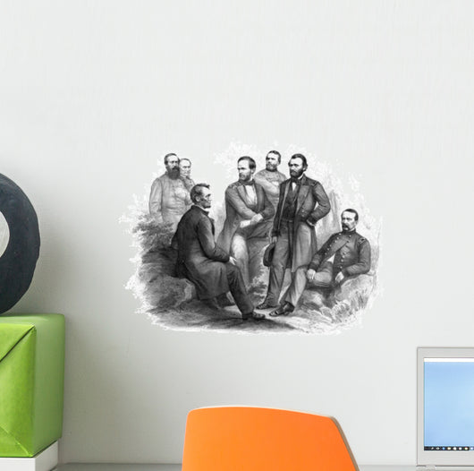 Digitally Restored Civil War Wall Decal Design 15