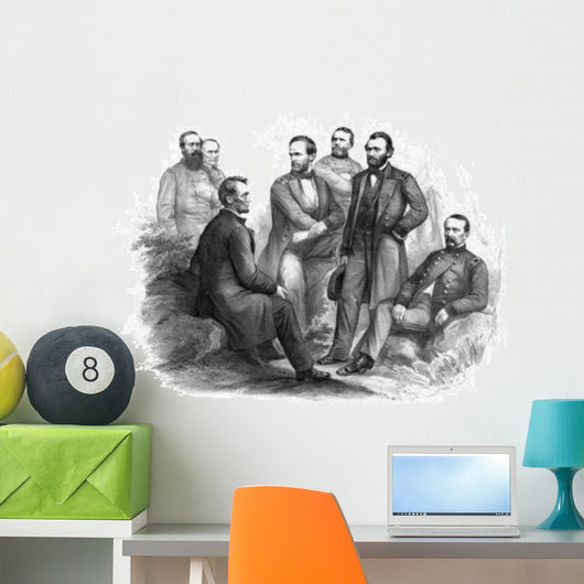 Digitally Restored Civil War Wall Decal Design 15