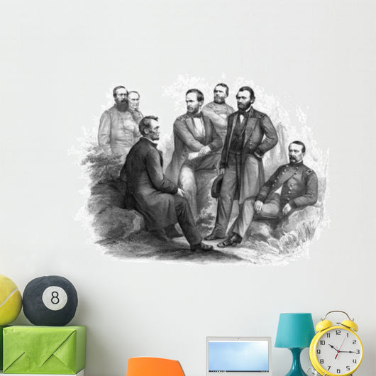 Digitally Restored Civil War Wall Decal Design 15
