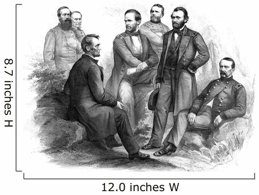 Digitally Restored Civil War Wall Decal Design 15
