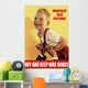 Digitally Restored War Propaganda Wall Decal Design 37