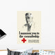 Digitally Restored War Propaganda Wall Decal Design 34