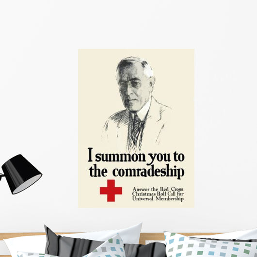 Digitally Restored War Propaganda Wall Decal Design 34