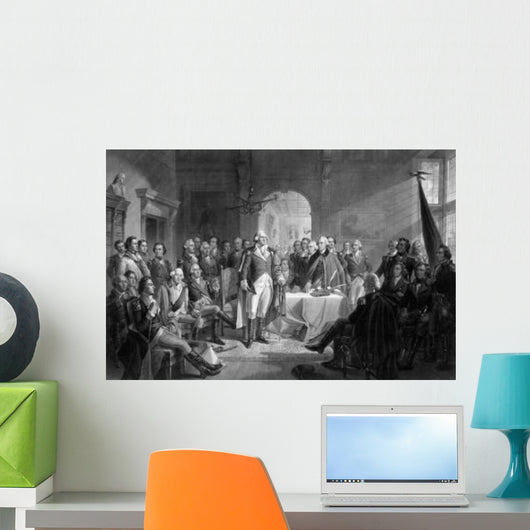 Digitally Restored Picture General Wall Decal Design 1