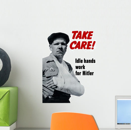 Digitally Restored War Propaganda Wall Decal Design 31