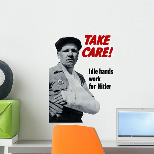 Digitally Restored War Propaganda Wall Decal Design 31