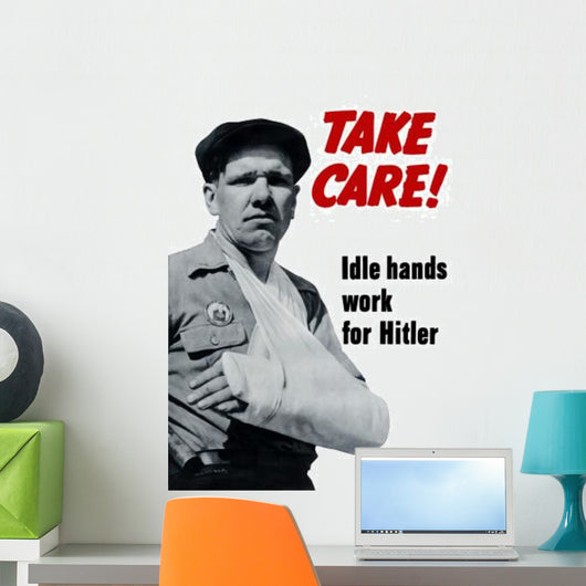 Digitally Restored War Propaganda Wall Decal Design 31