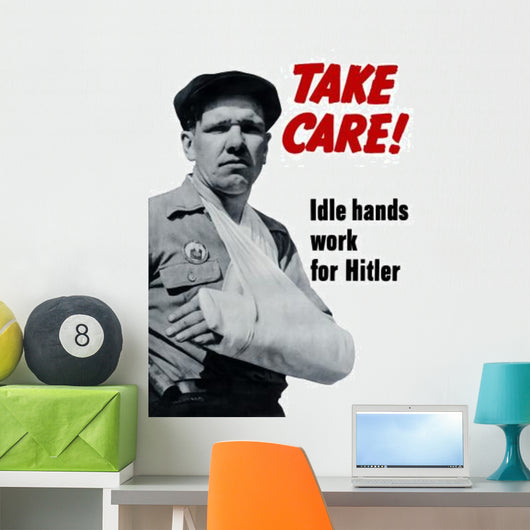 Digitally Restored War Propaganda Wall Decal Design 31