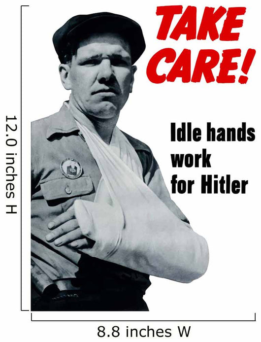 Digitally Restored War Propaganda Wall Decal Design 31