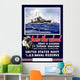 Digitally Restored War Propaganda Wall Decal Design 30