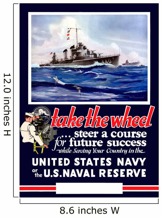 Digitally Restored War Propaganda Wall Decal Design 30