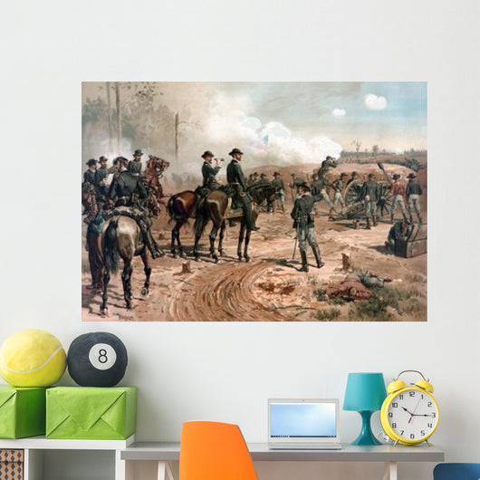 Digitally Restored Civil War Wall Decal Design 14