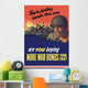 Digitally Restored War Propaganda Wall Decal Design 29