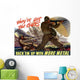 Digitally Restored War Propaganda Wall Decal Design 28