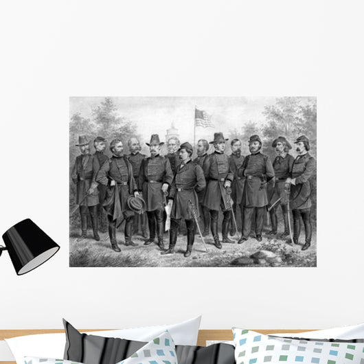 Digitally Restored Print Featuring Wall Decal Design 4