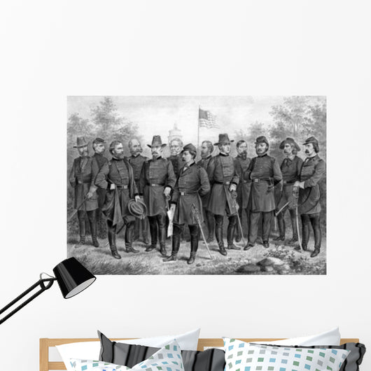 Digitally Restored Print Featuring Wall Decal Design 4