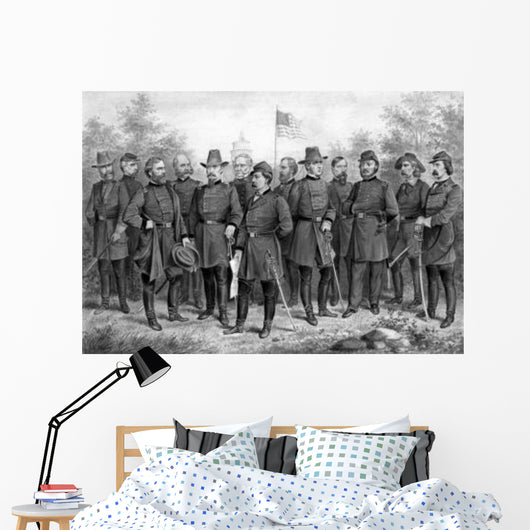 Digitally Restored Print Featuring Wall Decal Design 4