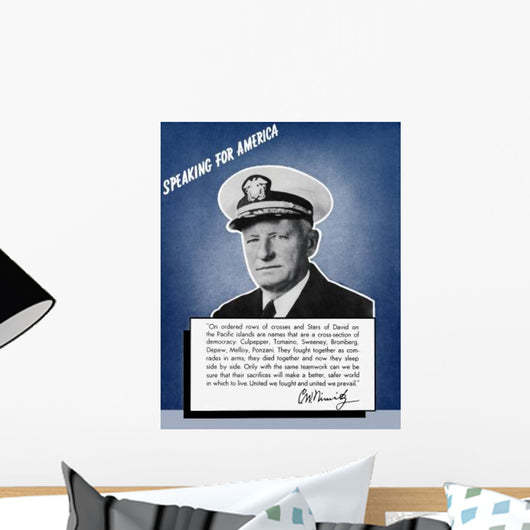 Digitally Restored War Propaganda Wall Decal Design 26