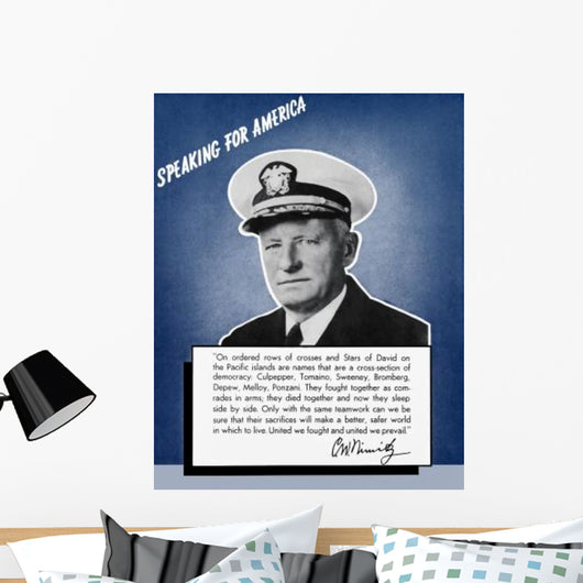 Digitally Restored War Propaganda Wall Decal Design 26
