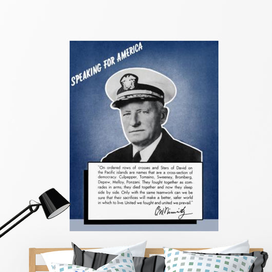 Digitally Restored War Propaganda Wall Decal Design 26