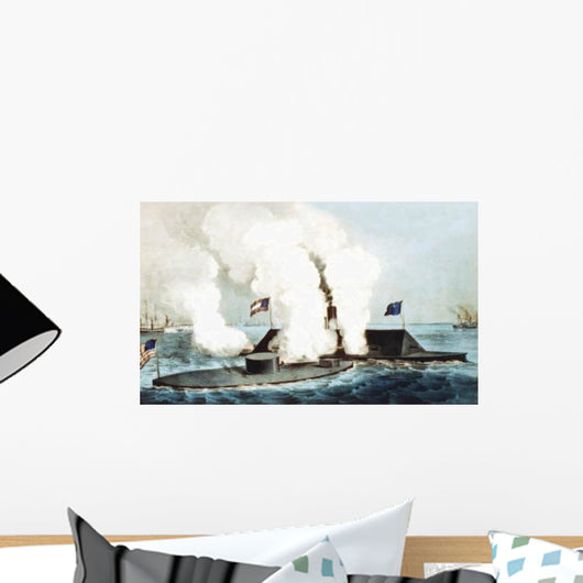 Digitally Restored Civil War Wall Decal Design 13