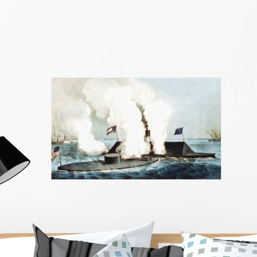 Digitally Restored Civil War Wall Decal Design 13