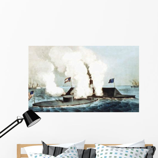 Digitally Restored Civil War Wall Decal Design 13