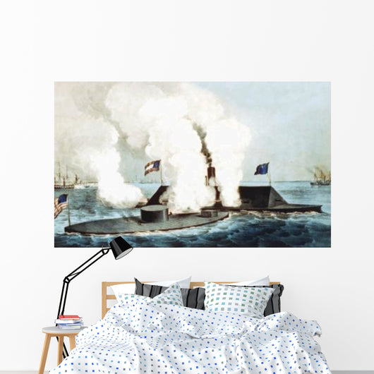 Digitally Restored Civil War Wall Decal Design 13