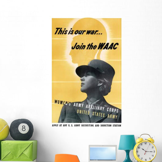Digitally Restored War Propaganda Wall Decal Design 24