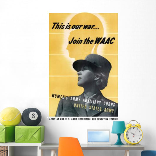 Digitally Restored War Propaganda Wall Decal Design 24