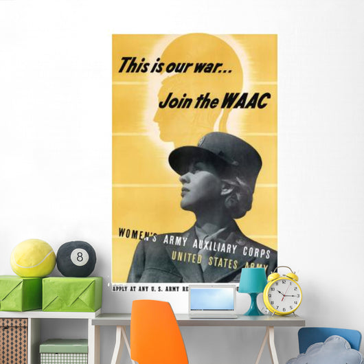 Digitally Restored War Propaganda Wall Decal Design 24