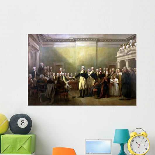 Digitally Restored Vector Painting Wall Decal Design 7