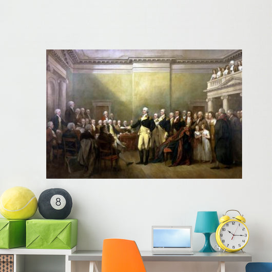 Digitally Restored Vector Painting Wall Decal Design 7