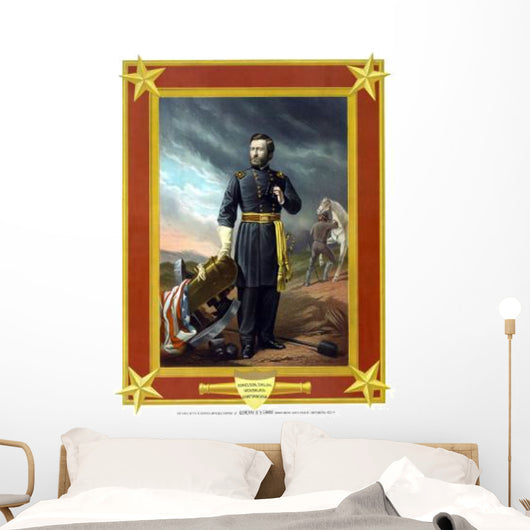 Digitally Restored Civil War Wall Decal Design 9