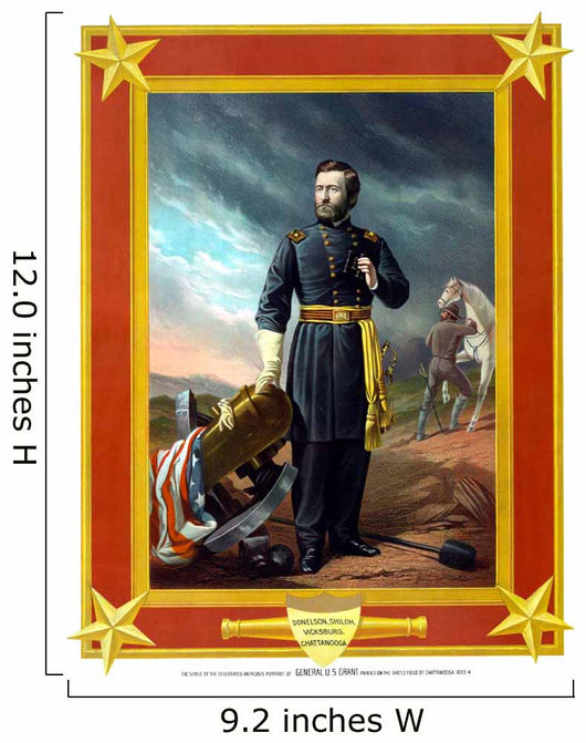 Digitally Restored Civil War Wall Decal Design 9