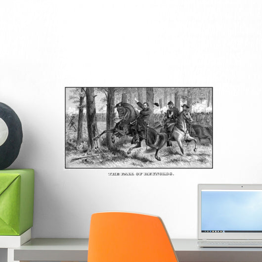 Digitally Restored Civil War Wall Decal Design 6