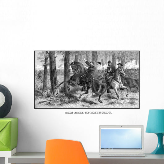 Digitally Restored Civil War Wall Decal Design 6
