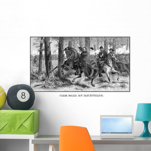 Digitally Restored Civil War Wall Decal Design 6